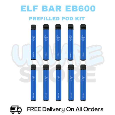 Buy Online Mad Blue ELF Bar EB600 Box Of 10