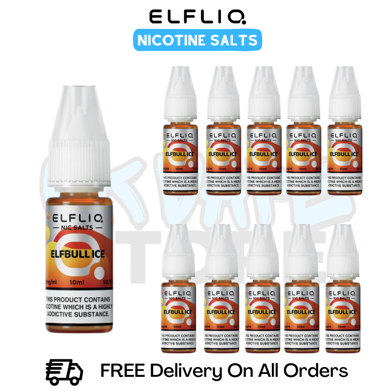 Elfbull Ice ElfLiq Nicotine Salts Box Of 10