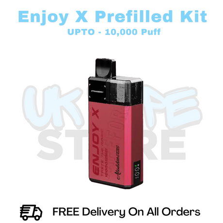 Buy Online Strawberry Enjoy X 10K Ultra Prefilled Pod Kit – ONLY £6.49