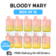 Bloody Mary 600 Puff Fizzy Cherry Pack Of 10 - UK Vape Store