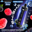 Buy online Frozen Blueberry Raspberry Hayati Shisha 15K Puff Vape Kit