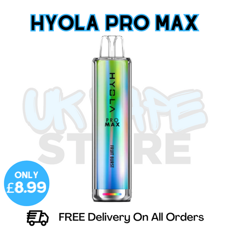 Buy Online Fruit Burst Hyola Pro Max 6000 Puff - Only £8.99 - UK Vape Store