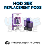 HQD 35K Puff Refil Pack Replacement Pods - £6.49