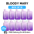 Buy Online Bloody Mary 600 Puff Gummy Bear Pack Of 10 - UK Vape Store