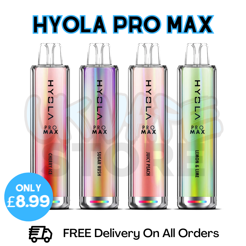 hyola pro max 6000 disposable vape Mad Blue Hyola Pro Max 8000 Puff Box Of 10