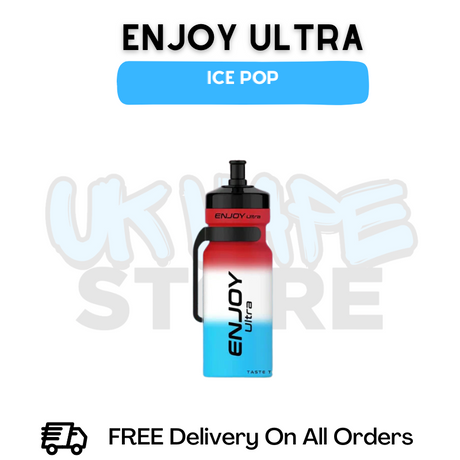 Buy Online Ice Pop Enjoy Ultra 9000 9K Puff - £6.99