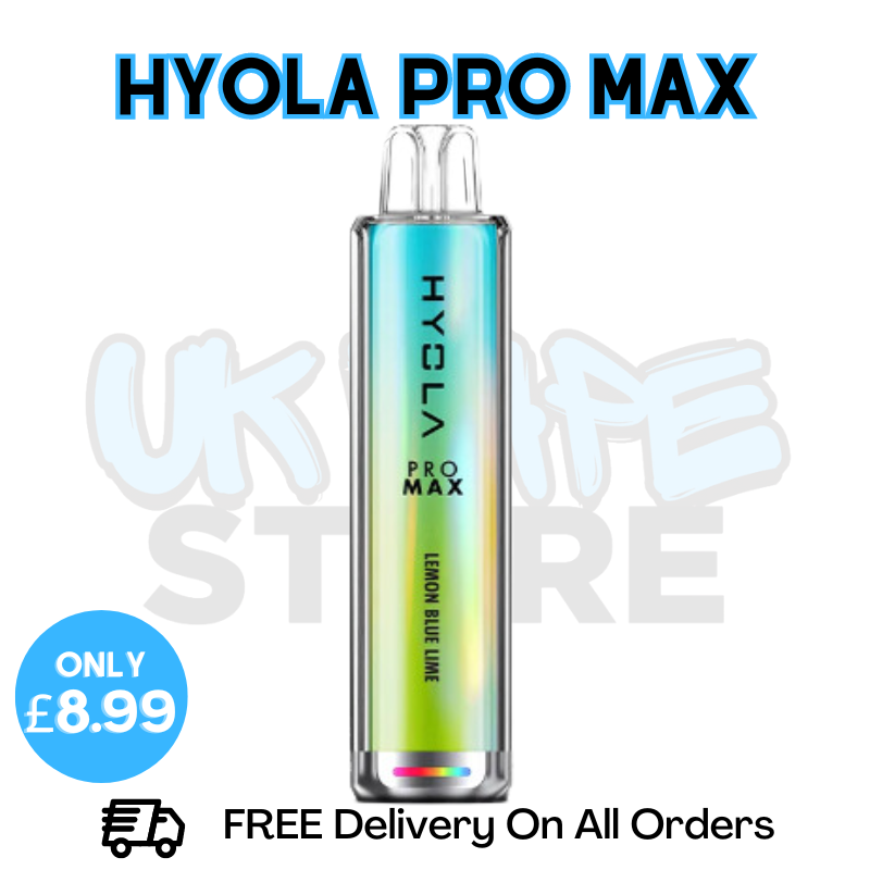 Shop Lemon Blue Lime Hyola Pro Max 6000 Puff - Only £8.99 - UK Vape World