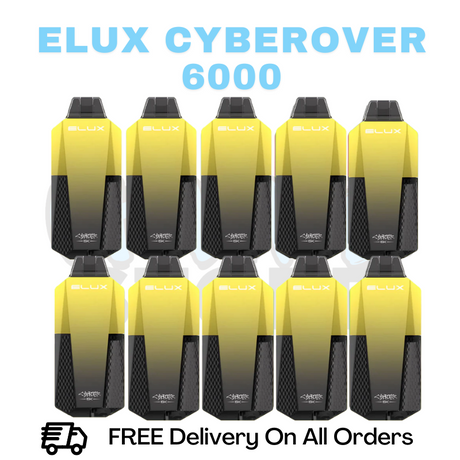 Buy Online Lemon Lime Elux CyberOver 6000 Box Of 10