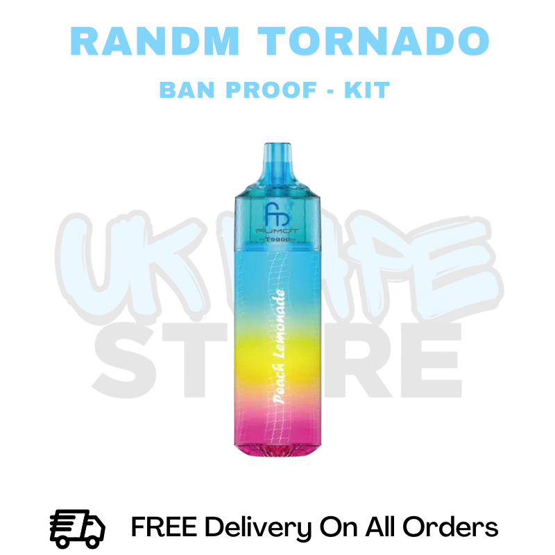 Buy Online Peach Lemonade RandM T9000 Prefilled Pod Kit - ONLY £5.99