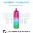 Buy Online Peach Mango Lemonade RandM T9000 Prefilled Pod Kit - ONLY £5.99