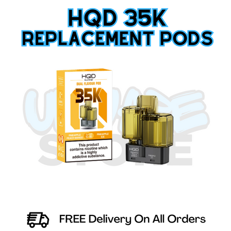 HQD 35K Puff Refil Pack Replacement Pods - £6.49