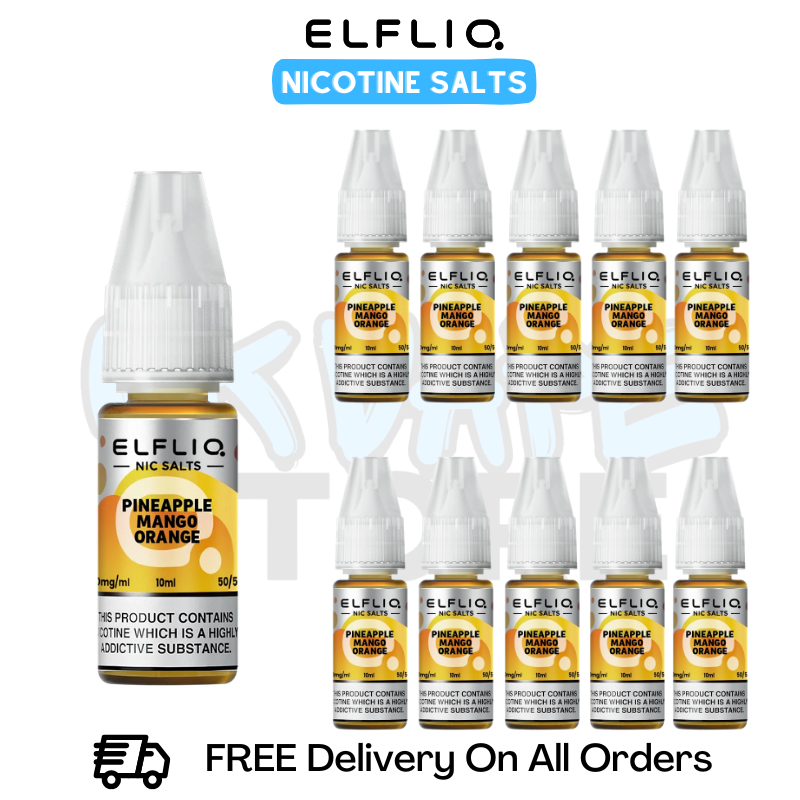 Pineapple Mango Orange ElfLiq Nicotine Salts Box Of 10