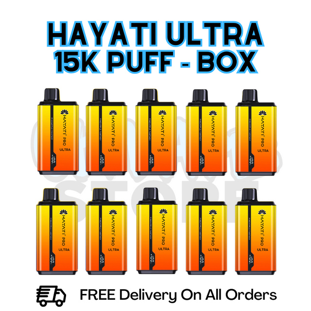 Buy Online Pineapple Fantasy Hayati Pro Ultra 15K Puffs Box Of 10 - £85.99