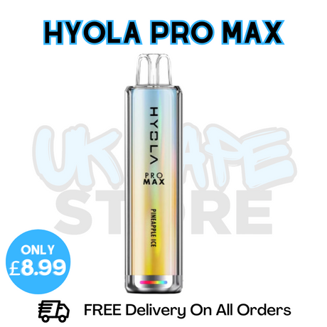 Shop Pineapple Ice Hyola Pro Max 6000 Puff - Only £8.99 - UK Vape World