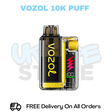 Buy Online Pineapple Lemon Vozol Vista Plug 10K Prefilled Pod Kit