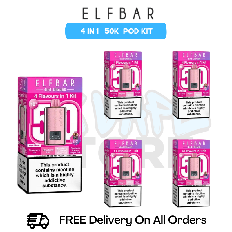 Pink Edition Elf Bar Ultra 50K Box Of 5