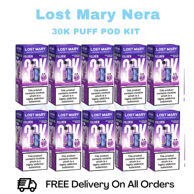 Buy Online Purple Edition Lost Mary 30K Nera Kit Box Of 10