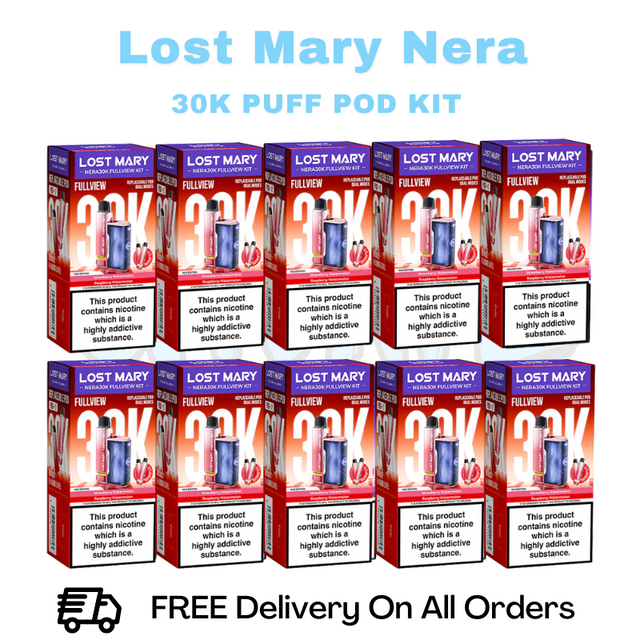 Buy Online Red Edition Lost Mary 30K Nera Kit Box Of 10