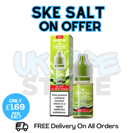 Shop Gami Rare SKE Crystal Nic Salt | ONLY £1.69 | Lowest Price - UK Vape World