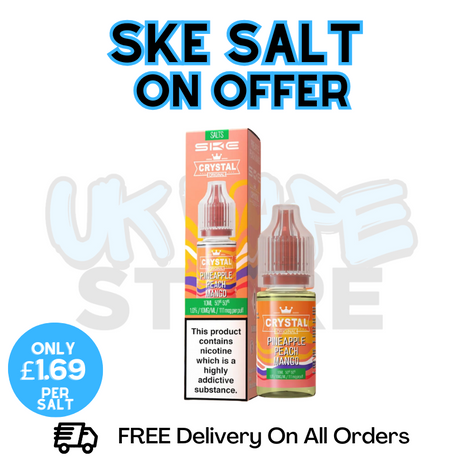 Shop Pineapple Peach Mango SKE Crystal Nic Salt | ONLY £1.69 | Lowest Price - UK Vape World
