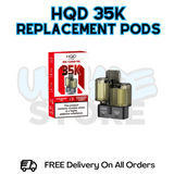 HQD 35K Puff Refil Pack Replacement Pods - £6.49