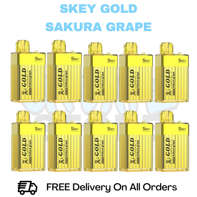 Buy Online Sakura Grape SKEY Crystal Gold 600 Box Of 10
