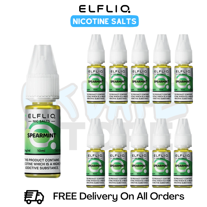 Spearmint ElfLiq Nicotine Salts Box Of 10