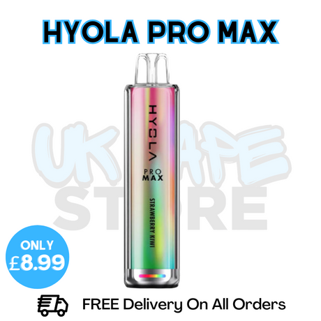 Shop Strawberry Kiwi Hyola Pro Max 6000 Puff - Only £8.99 - UK Vape Store