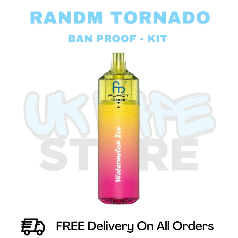 Buy Online Watermelon Ice RandM T9000 Prefilled Pod Kit - ONLY £5.99