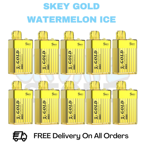 Buy Online Watermelon Ice SKEY Crystal Gold 600 Box Of 10
