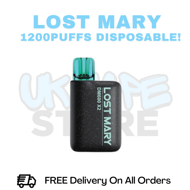Buy Online Western Tobacco Lost Mary DM600 X2 1200Puff Disposable Vape Kit