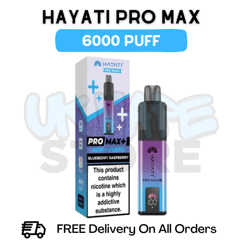Blackberry Raspberry Hayati Pro Max 6000 Kit - ukvapestore