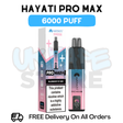 Blueberry Bubblegum Hayati Pro Max 6000 Kit - ukvapestore