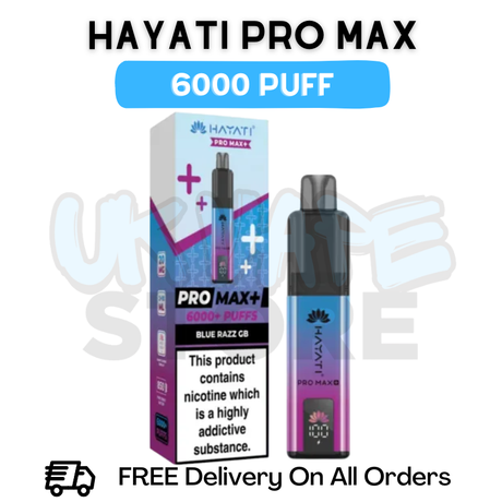 Blue Razz GB Hayati Pro Max 6000 Kit - ukvapestore