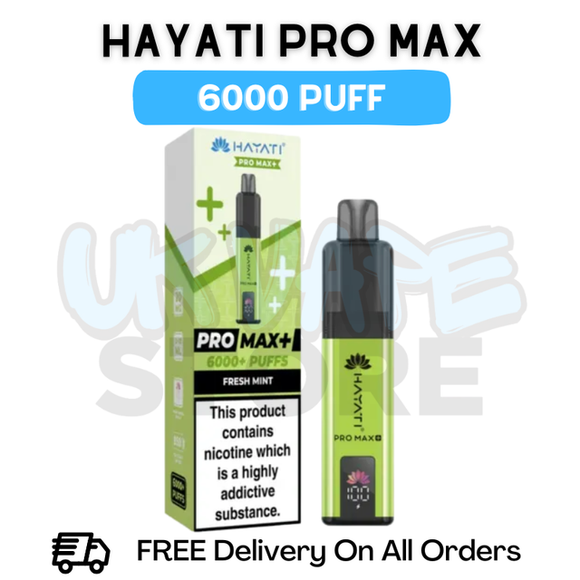 Fresh Mint Hayati Pro Max 6000 Kit - ukvapestore
