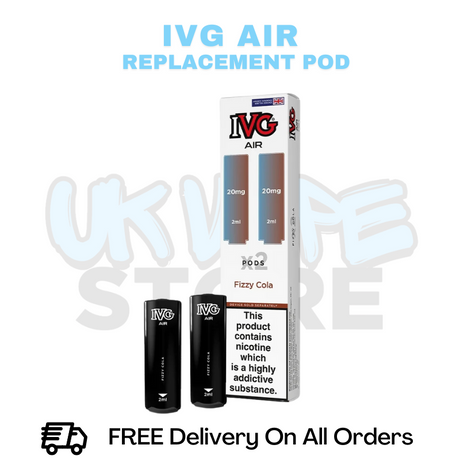 Buy Online Fizzy Cola IVG Air Prefilled Pod - £3.49