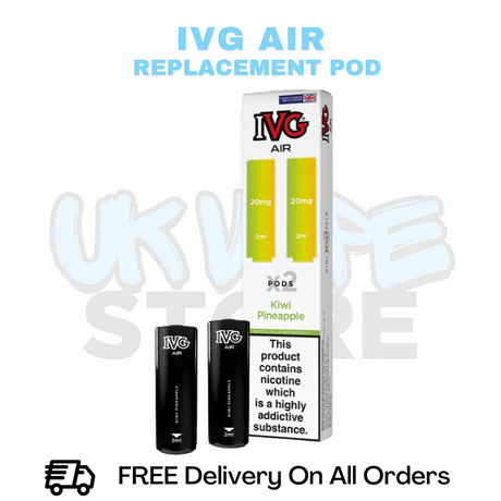 Buy Online Kiwi Pineapple IVG Air Prefilled Pod - £3.49