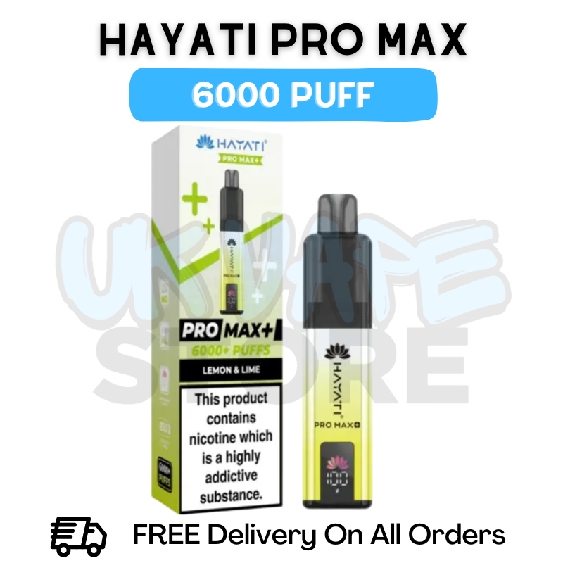 Lemon Lime Hayati Pro Max 6000 Kit – UK Vape Store