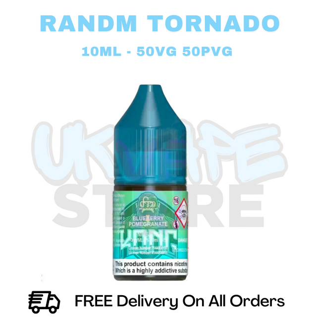 Buy Online RandM Tornado 7000 Blueberry Pomegranate Nic Salt