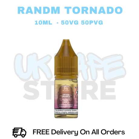Buy Online RandM Tornado 7000 Grape Orange Nic Salt