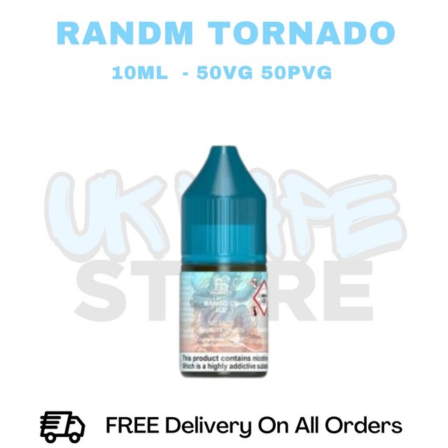 Buy Online RandM Tornado 7000 Mango On Ice Nic Salt