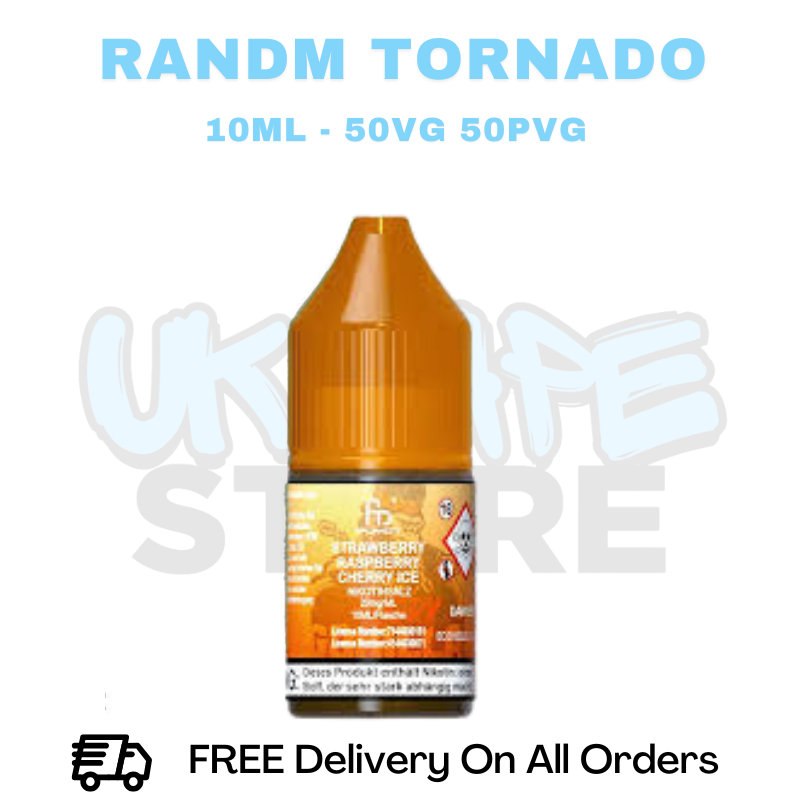 Buy Online RandM Tornado 7000 Strawberry Raspberry Cherry Nic Salt