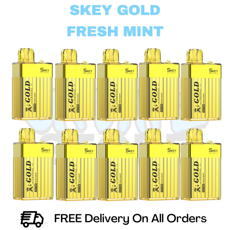 Buy Online Fresh Mint SKEY Crystal Gold 600 Box Of 10