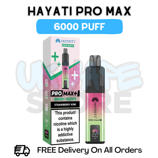 Strawberry Kiwi Hayati Pro Max 6000 Kit - ukvapesore